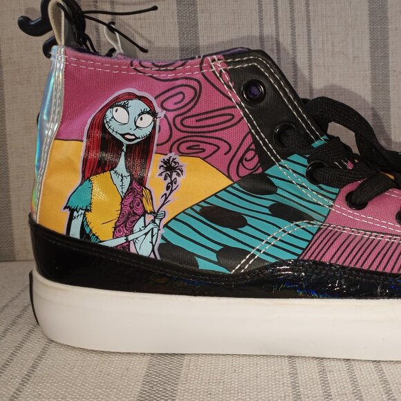 'Nightmare Before Christmas' Disney Canvas High Top Sneaker Size 8 New - Picture 4 of 15